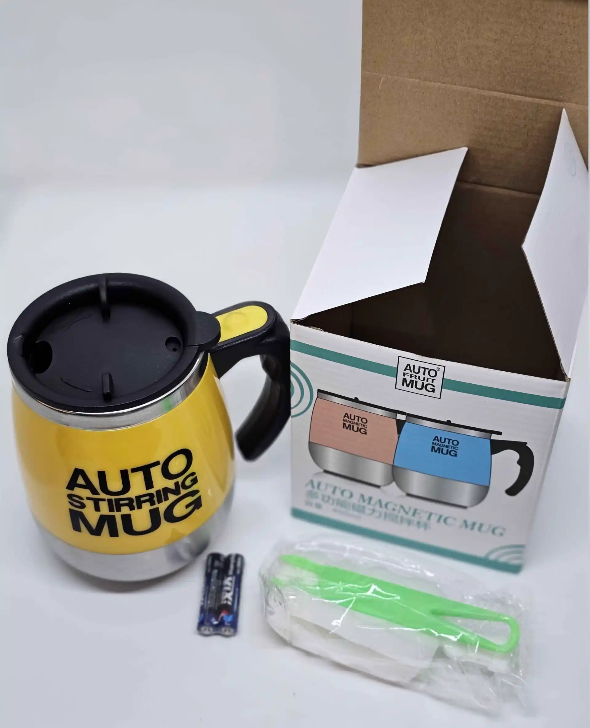 Кружка с функцией автоматического перемешивания Auto Mug, с магнитным миксером, 350 мл