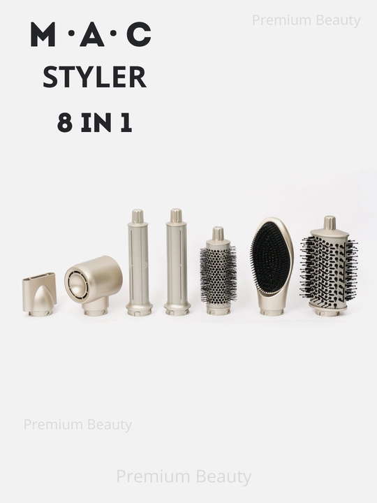 Professional fen stayler MAC-6767 fen LED displey, 8 tasi 1 soch turmaklagichi, Dyson