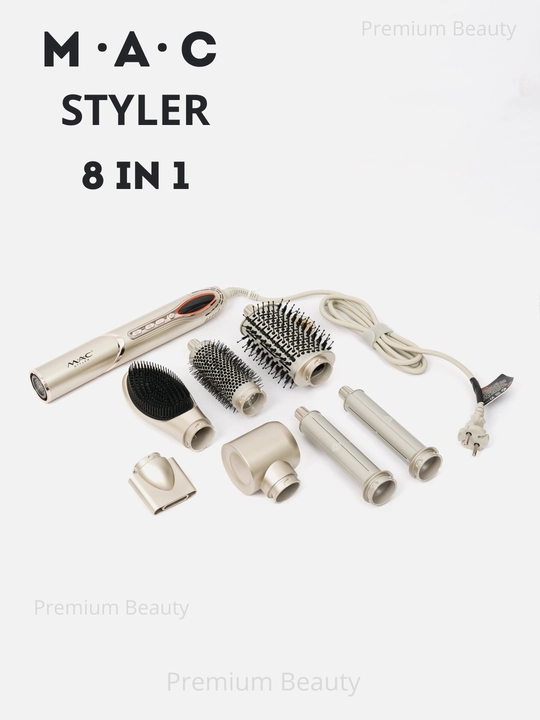 Professional fen stayler MAC-6767 fen LED displey, 8 tasi 1 soch turmaklagichi, Dyson