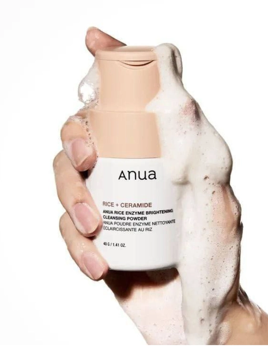 Очищающая пудра Anua Rice Ceramide Cleansing Powder, Enzyme Powder 40 г - 