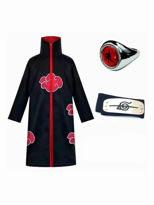 Naruto anime plashi va yopinchiq, Akatsuki, Hokage, uniseks, haori, Naruto, Madara, Saske