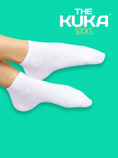 Носки женские и мужские, хлопок, короткие, белые носки, одежда, The Kuka