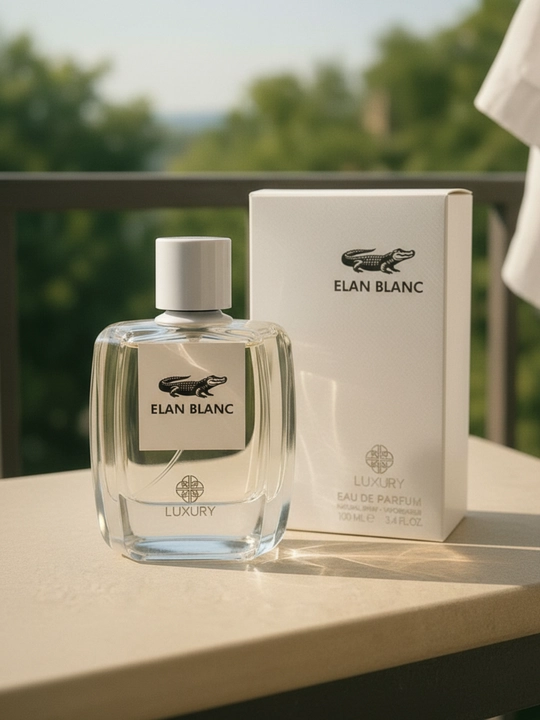 Мужские духи, Luxury Elan Blanc, 5, 10, 100 мл, арабский аромат EDP (Lacoste Blanc)