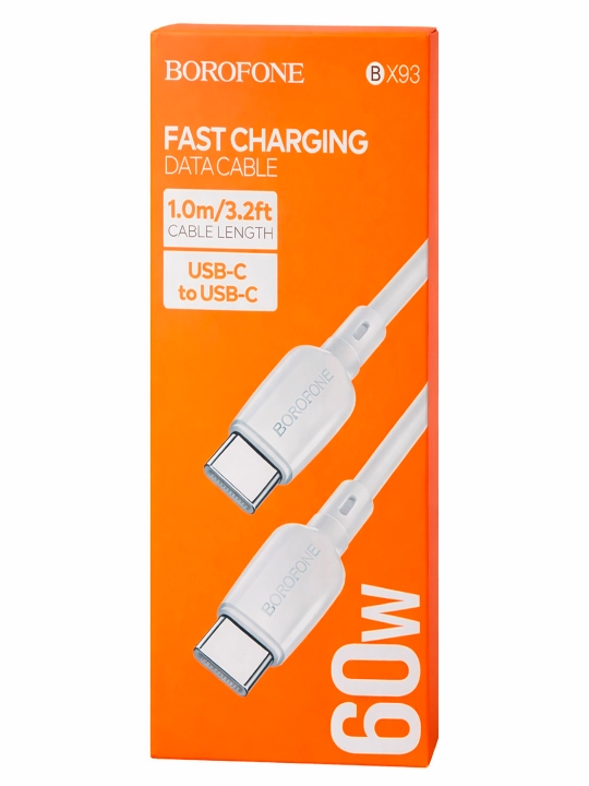 Zaryadlash kabeli IPhone  va Android uchun,  Type-c kabeli, 60 W - 