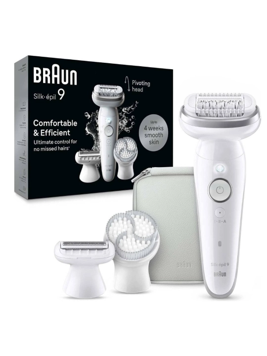 Эпилятор Braun Silk-epil 9061  3D: плавающая головка, 40 пинцетов