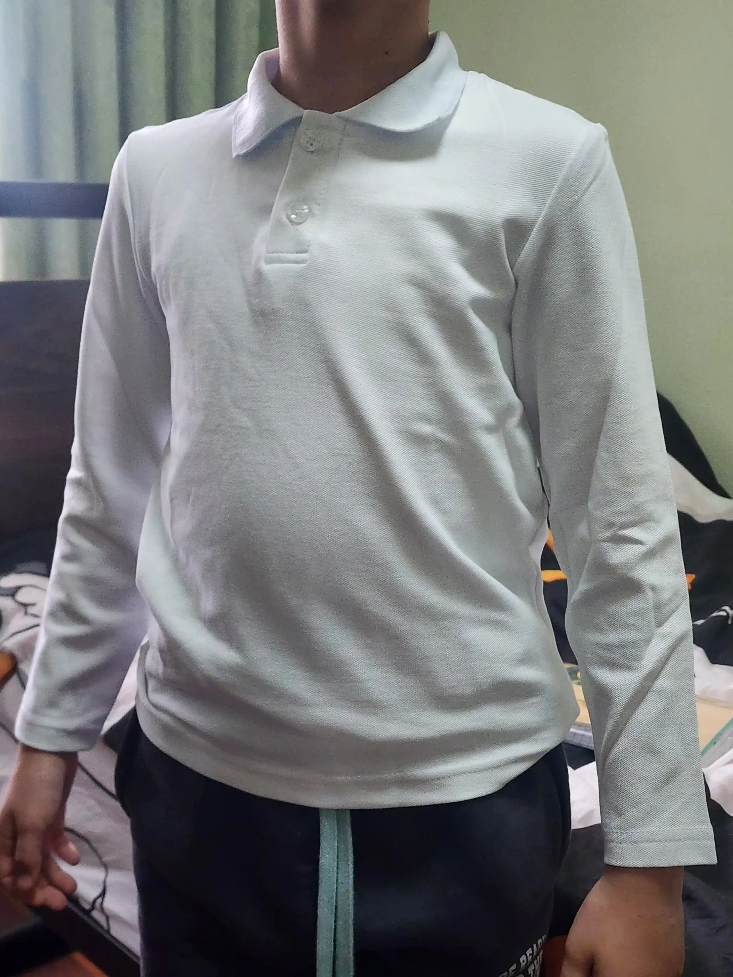 Maktab polo ko‘ylagi uzun va qisqa yengli o‘g‘il va qiz bolalar uchun