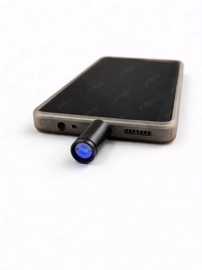 Мини прикуриватель USB Type-C, с активацией от дуновения и защитным колпачком