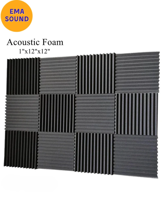 Akustik Porolon Panellar 30x30x2.5sm studiya va ofislar uchun