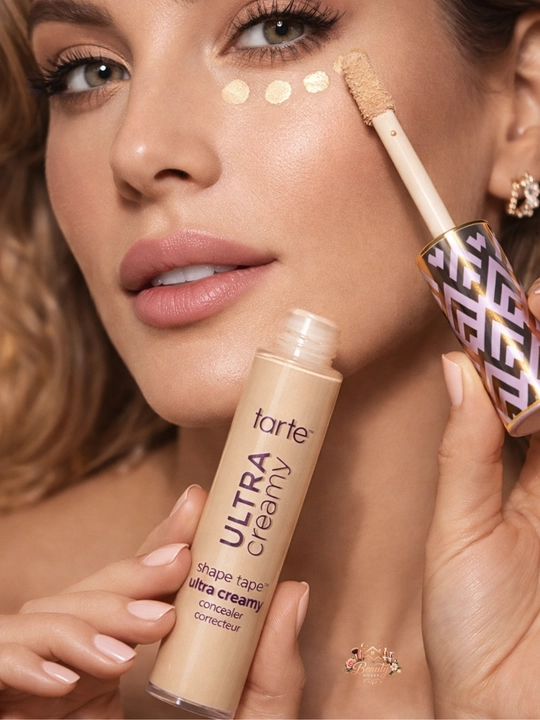 Tarte Shape Tape Ultra Creamy Concealer – Uzoq turadigan,Professional makiyaj uchun 6ml
