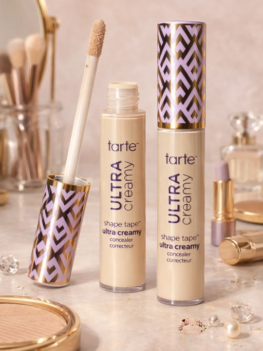 Tarte Shape Tape Ultra Creamy Concealer – Uzoq turadigan,Professional makiyaj uchun 6ml