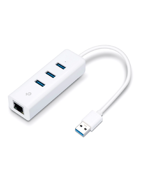 3-портовый концентратор USB 3.0 с гигабитным Ethernet-адаптером TP-LINK UE330 / UE330C
