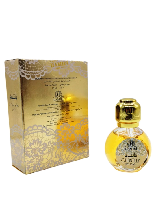 Hamidi ayollar atri parfumniy atr yogli 15 ml dubay alkagolsiz