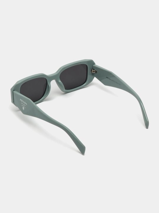 Prada uslubidagi unisex quyoshdan himoyalovchi ko‘zoynak, to‘rtburchak, 4 xil rangda