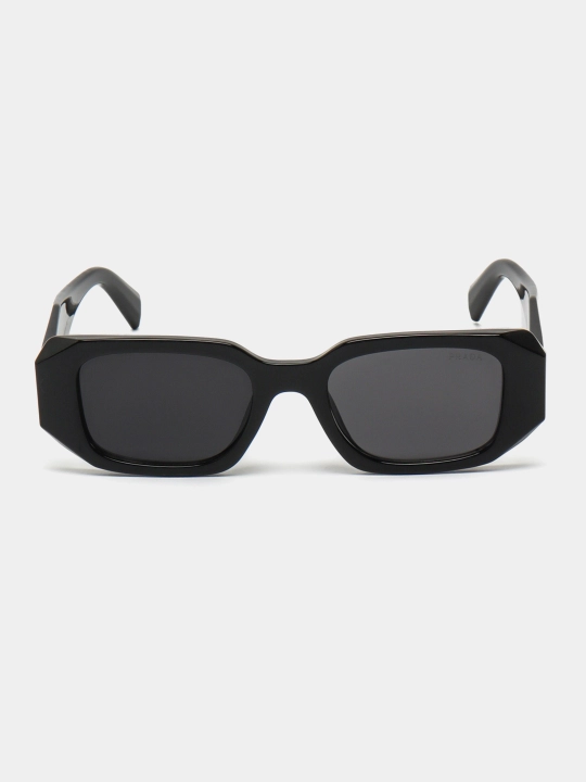 Prada uslubidagi unisex quyoshdan himoyalovchi ko‘zoynak, to‘rtburchak, 4 xil rangda