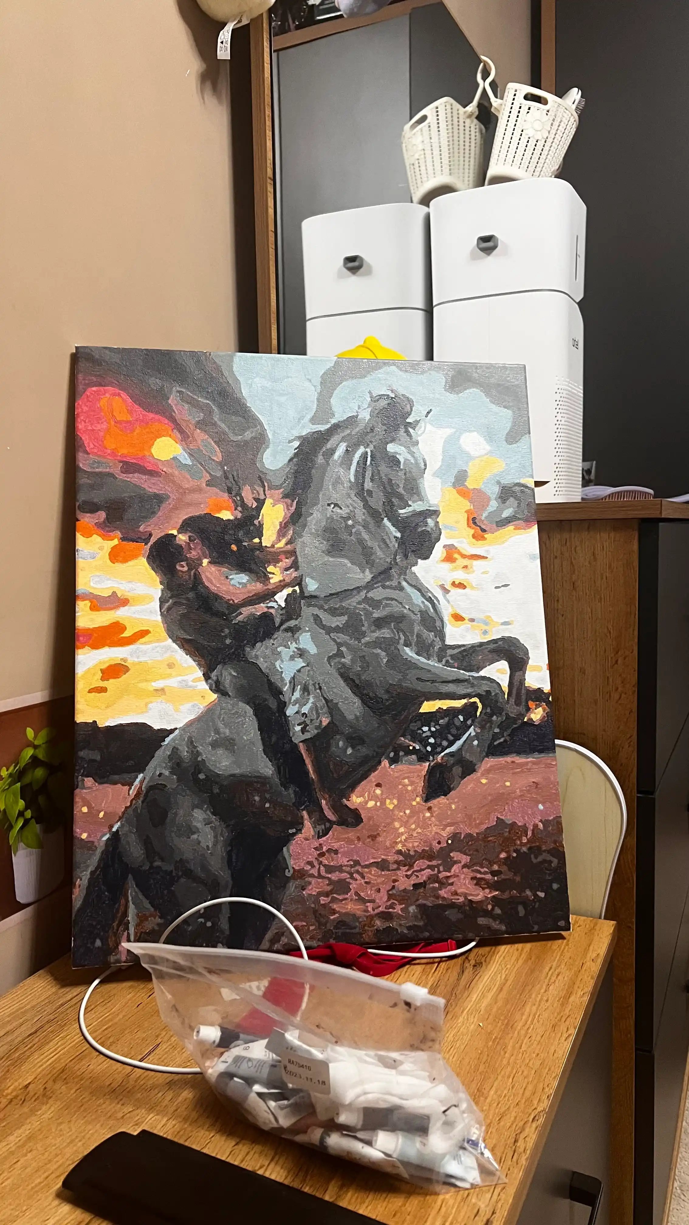 Картины по номерам "Люди" 40 * 50 см, раскраска на холсте