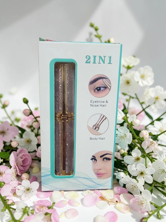 2tasi 1da elektr qosh, yuz trimmeri, USB+, universal epilator, og'riqsiz va yoqimli