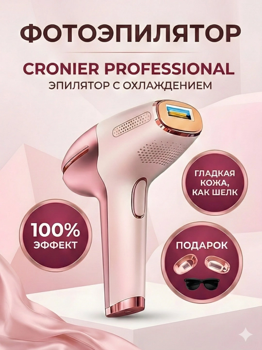 Фотоэпилятор Cronier CR-8822 Professional IPL - 