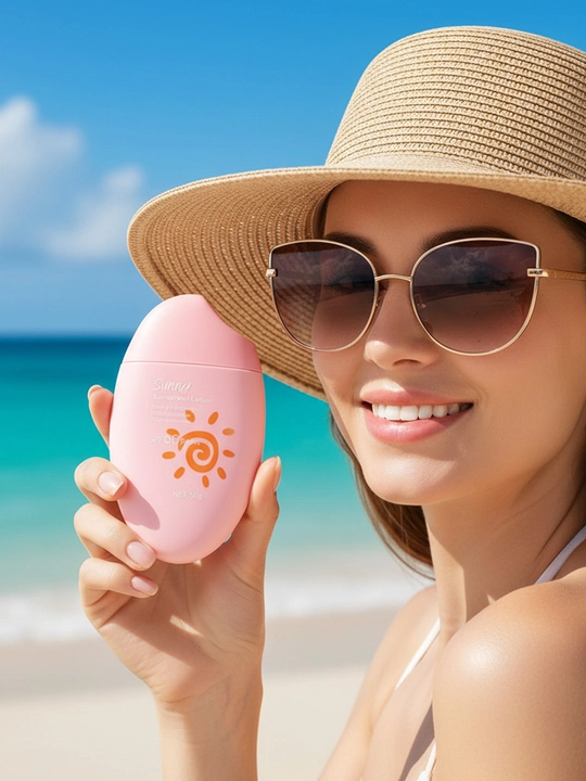 Yuz va tana uchun quyoshdan himoyalovchi krem-gel SPF 50 - namlovchi va oqartiruvchi 50 ml