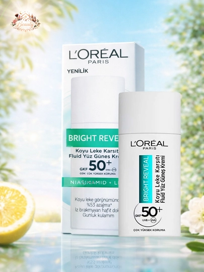 L'Oréal Bright Reveal SPF50+ Осветляющий крем для лица против пигментации SPF