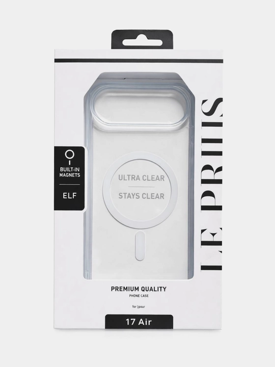 Прозрачный чехол с Magsafe премиум-класса для iPhone 17 и 17 Air. Le Prius ELF - 
