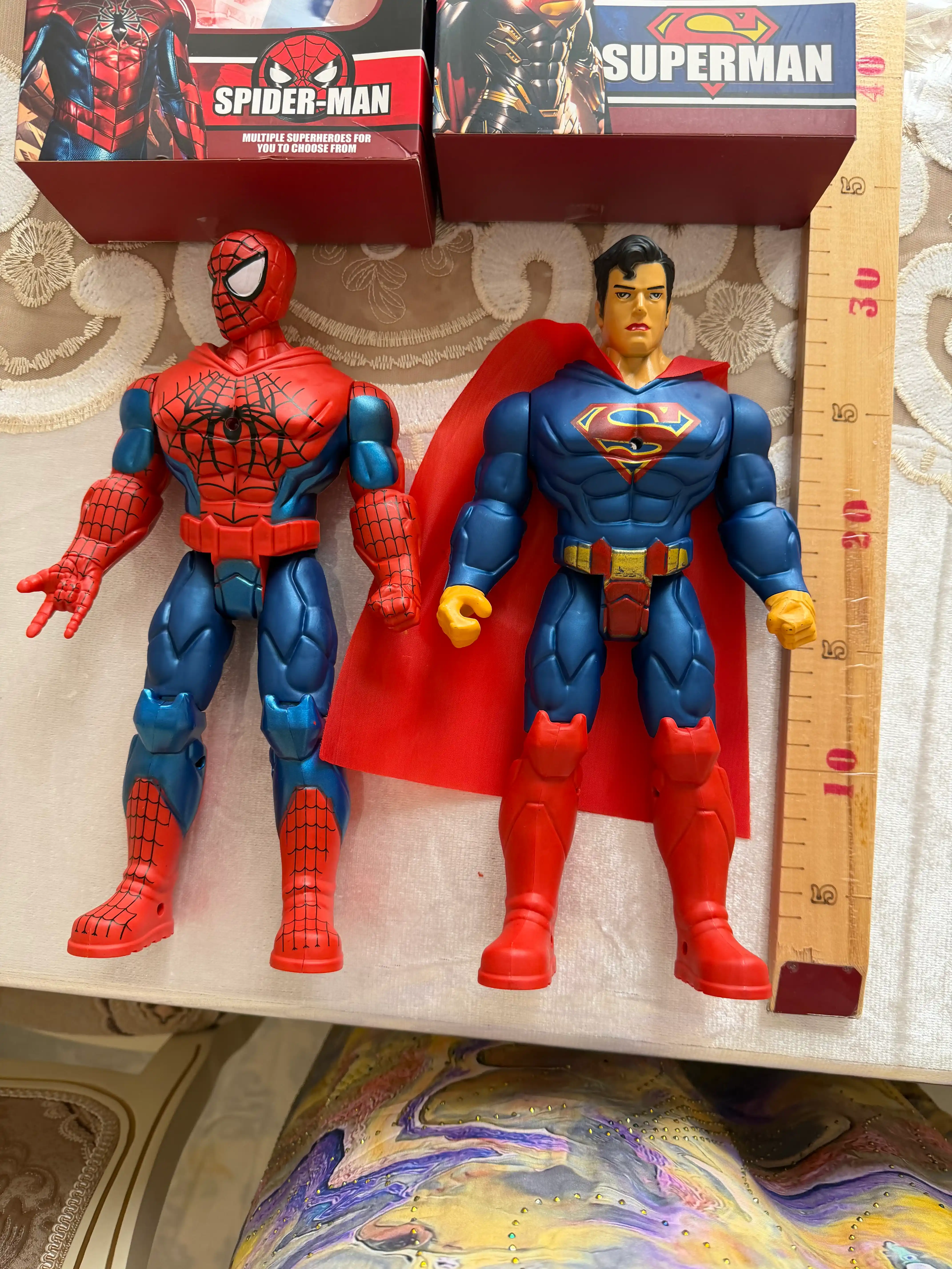 Коллекция супергероев Marvel Бэтмен, Человек Паук, Супермен