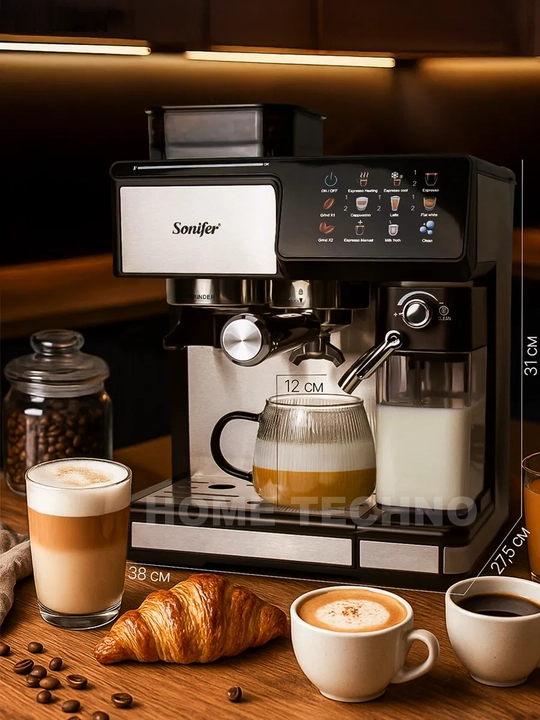 Кофемашины Sonifer SF-3590, Espresso Latte Cappuccino