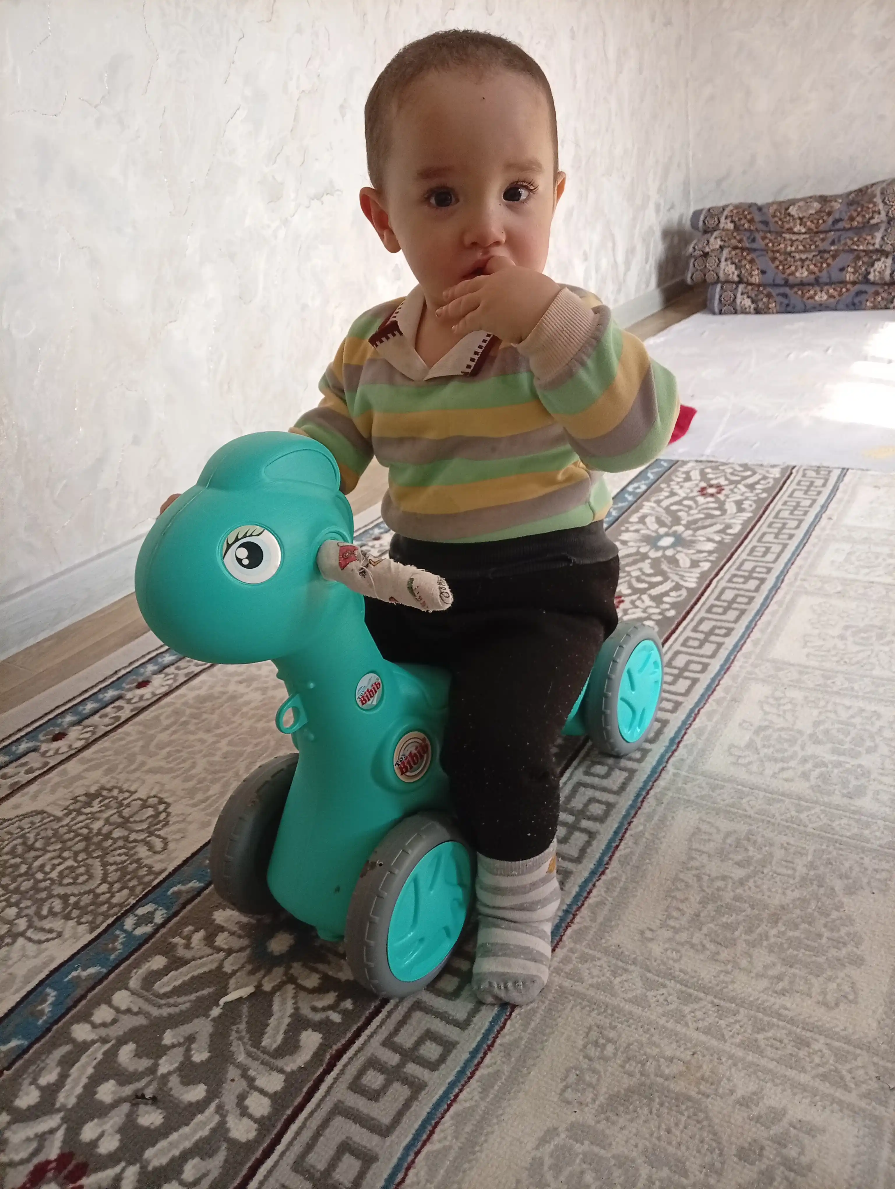 Детская качалка Динозавр, для детей от 1 года, THE REPUBLIC OF TOYS