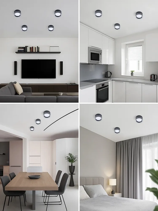 Shift uchun led spot chiroqlar GX53/GU10 galagen qandil , ofis uchun, oshxona , xona uchun