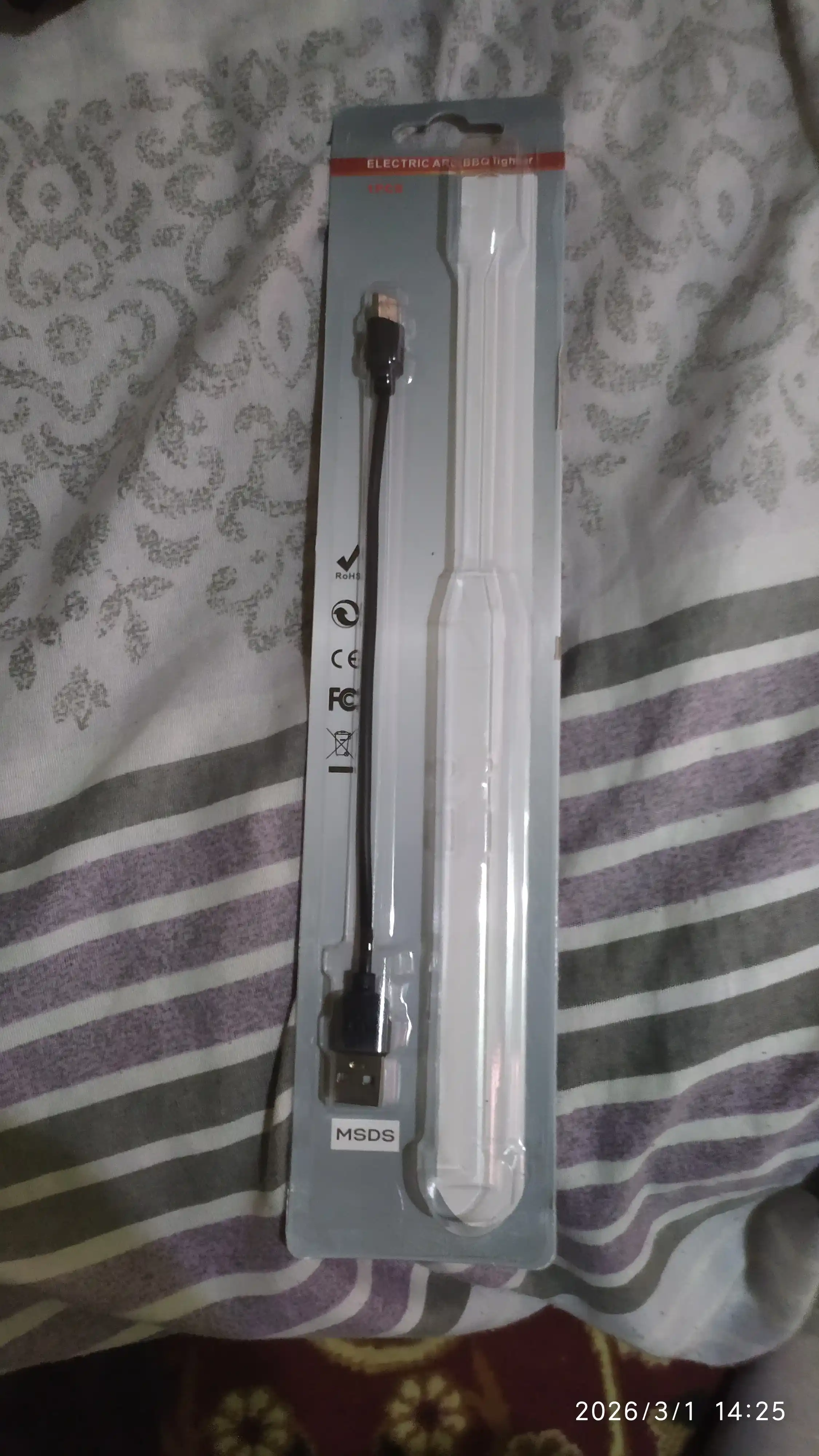Oshxona plazmali zajigalkasi, USB qayta zaryadlanuvchi, 360 daraja, ko'p maqsadli