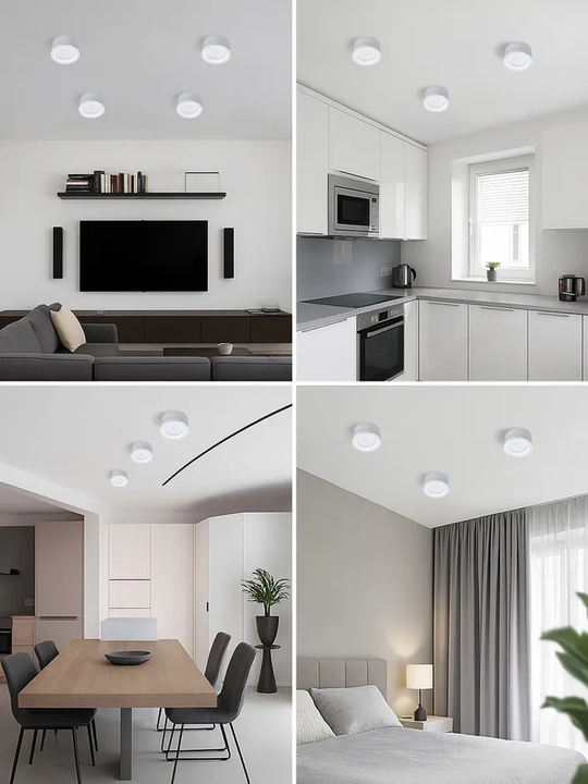 Shift uchun led spot chiroqlar GX53/GU10 galagen qandil , ofis uchun, oshxona , xona uchun