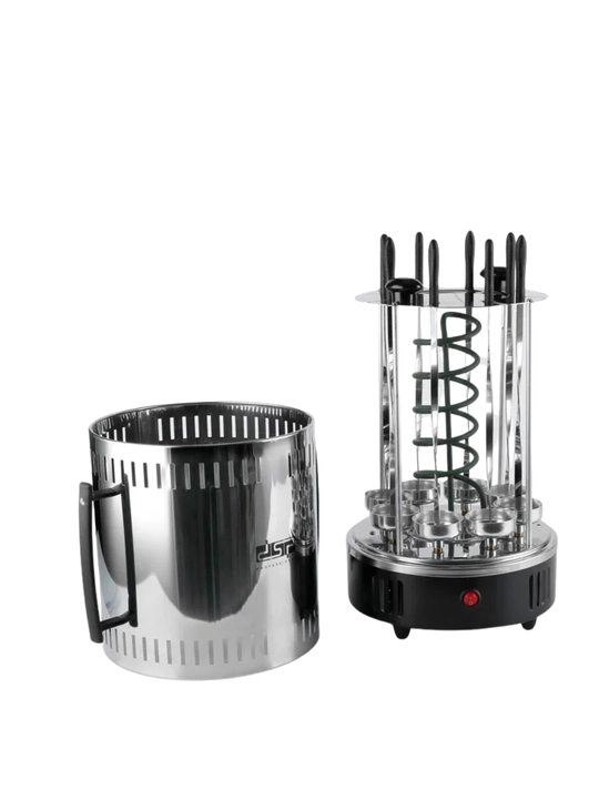 Elektr shashlik, kabob pishirgich DSP KB-4010, 8 ta sixli, 1500 Vt