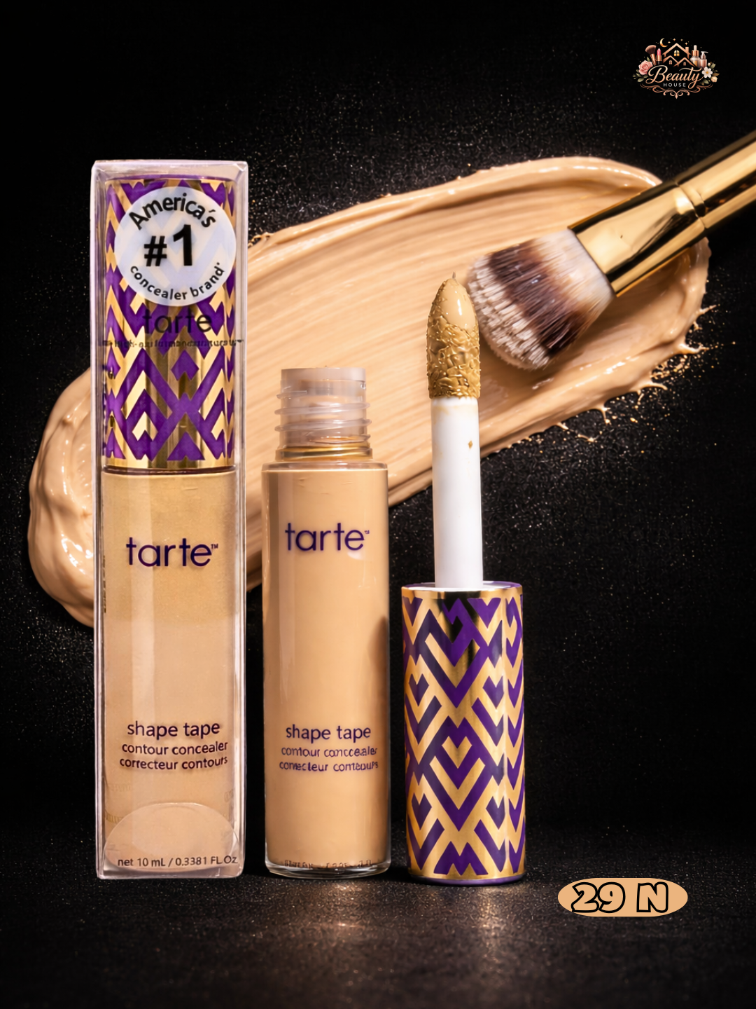 Tarte Shape Tape Concealer, для лица и под глаза, стойкий плотный консилер - 