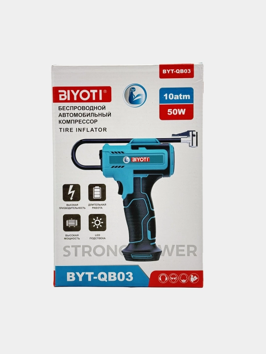 Akkumulyatorli kompressor nasos Biyoti BYT-QB03, ART 2765