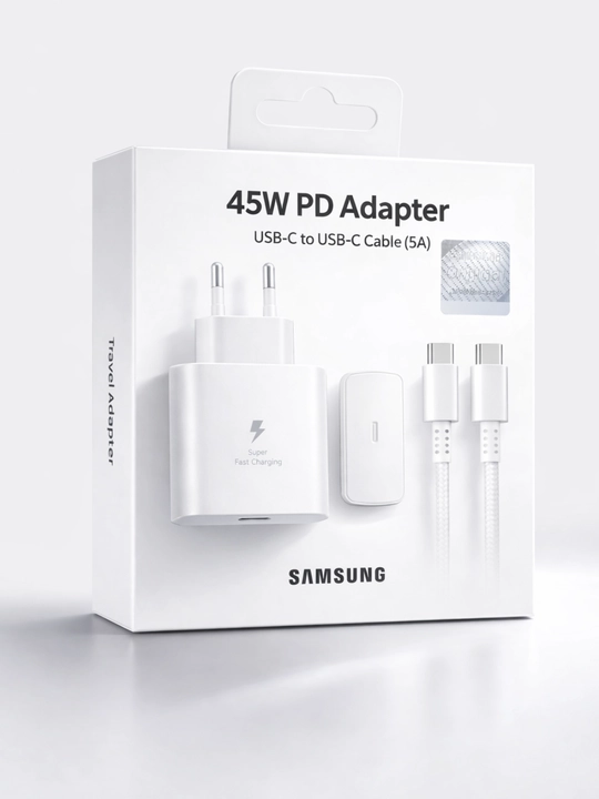 Зарядное устройство Samsung 45 Вт, 25 Вт, кабель Type-C, быстрое зарядное устройство