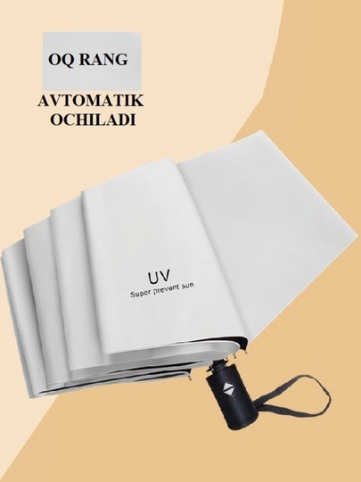Автоматический зонт — для женщин и мужчин, устойчивый к ветру — SOYZARA-SOYAAAP-КРЕМОВ