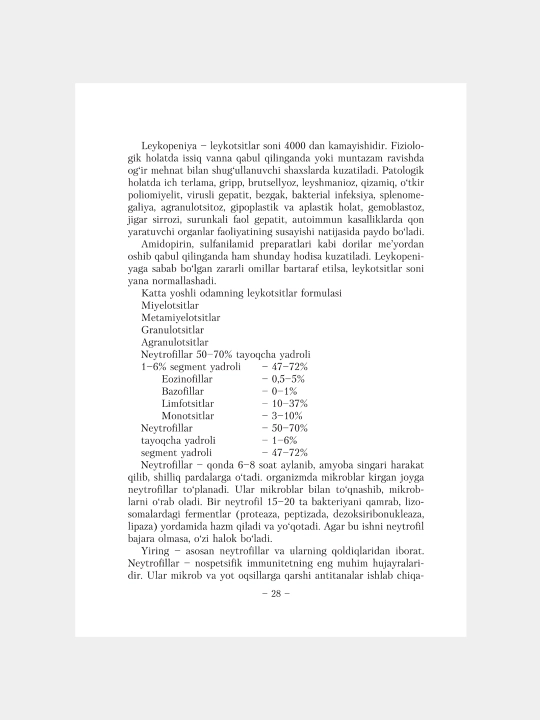 KLINIK LABORATOR DIAGNOSTIKA — M.A. Jo‘rayeva