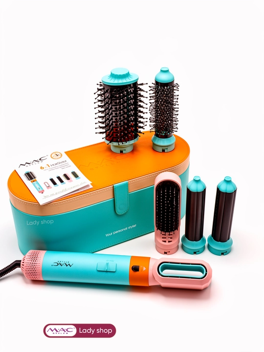 Fen Stayler MAC Styler 6v1, fen taroq, soch quritgich, 6 nozul, 4 rejim