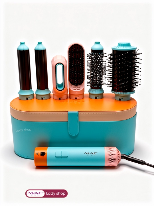 Fen Stayler MAC Styler 6v1, fen taroq, soch quritgich, 6 nozul, 4 rejim