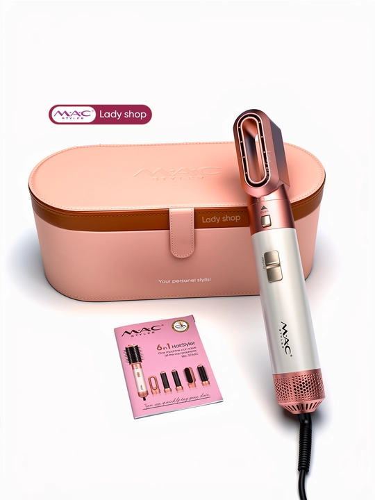 Fen Stayler MAC Styler 6v1, fen taroq, soch quritgich, 6 nozul, 4 rejim
