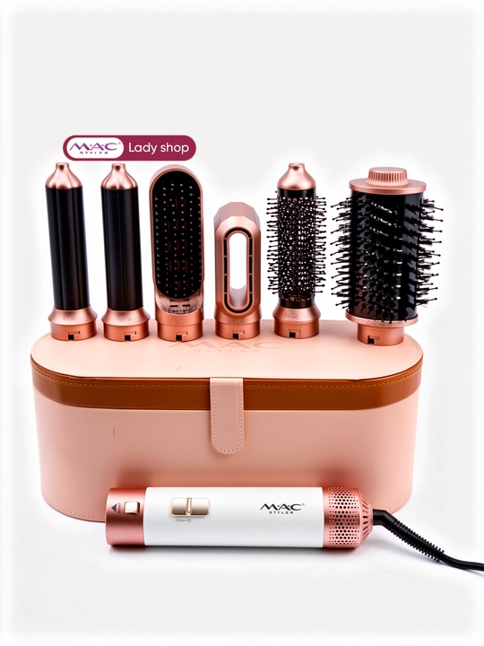 Fen Stayler MAC Styler 6v1, fen taroq, soch quritgich, 6 nozul, 4 rejim