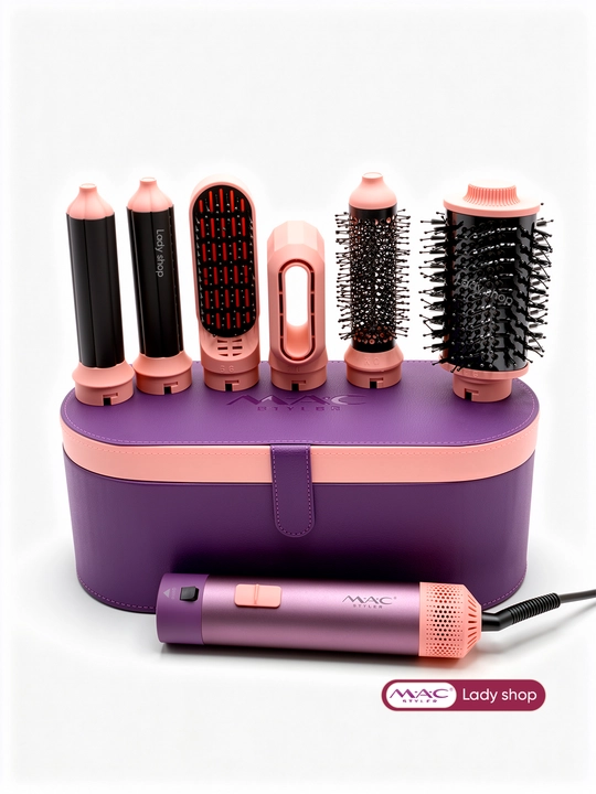 Fen Stayler MAC Styler 6v1, fen taroq, soch quritgich, 6 nozul, 4 rejim