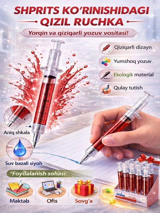 Sharikli ruchka, shpris, sovg'a - 