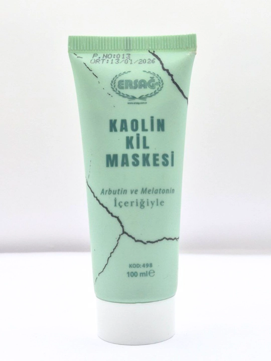 Ersağ Kaolin Kil Maskesi, 100 мл – Глиняная маска с каолином - 