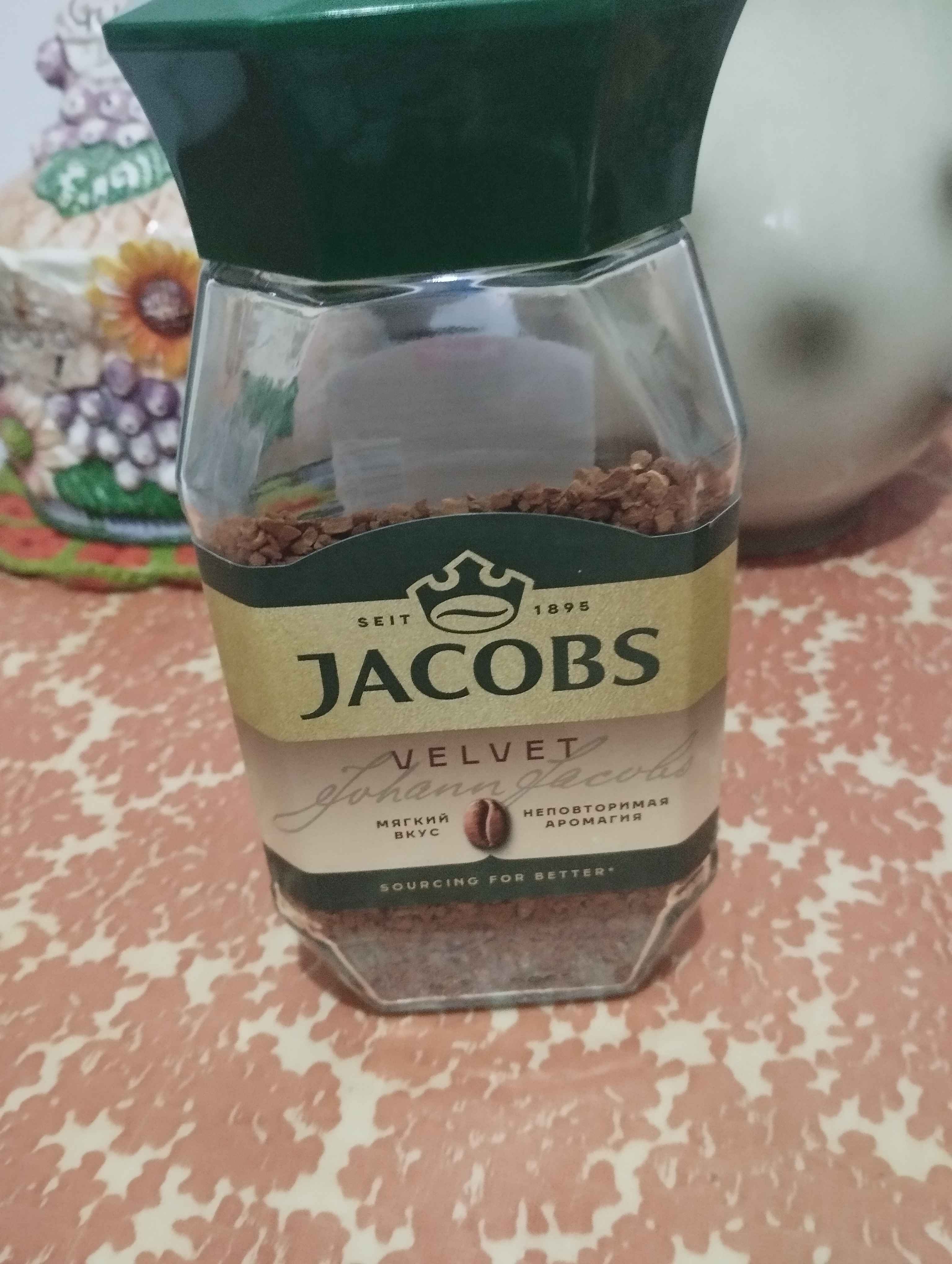 Растворимый кофе Jacobs Monarch "Velvet", 190 гр