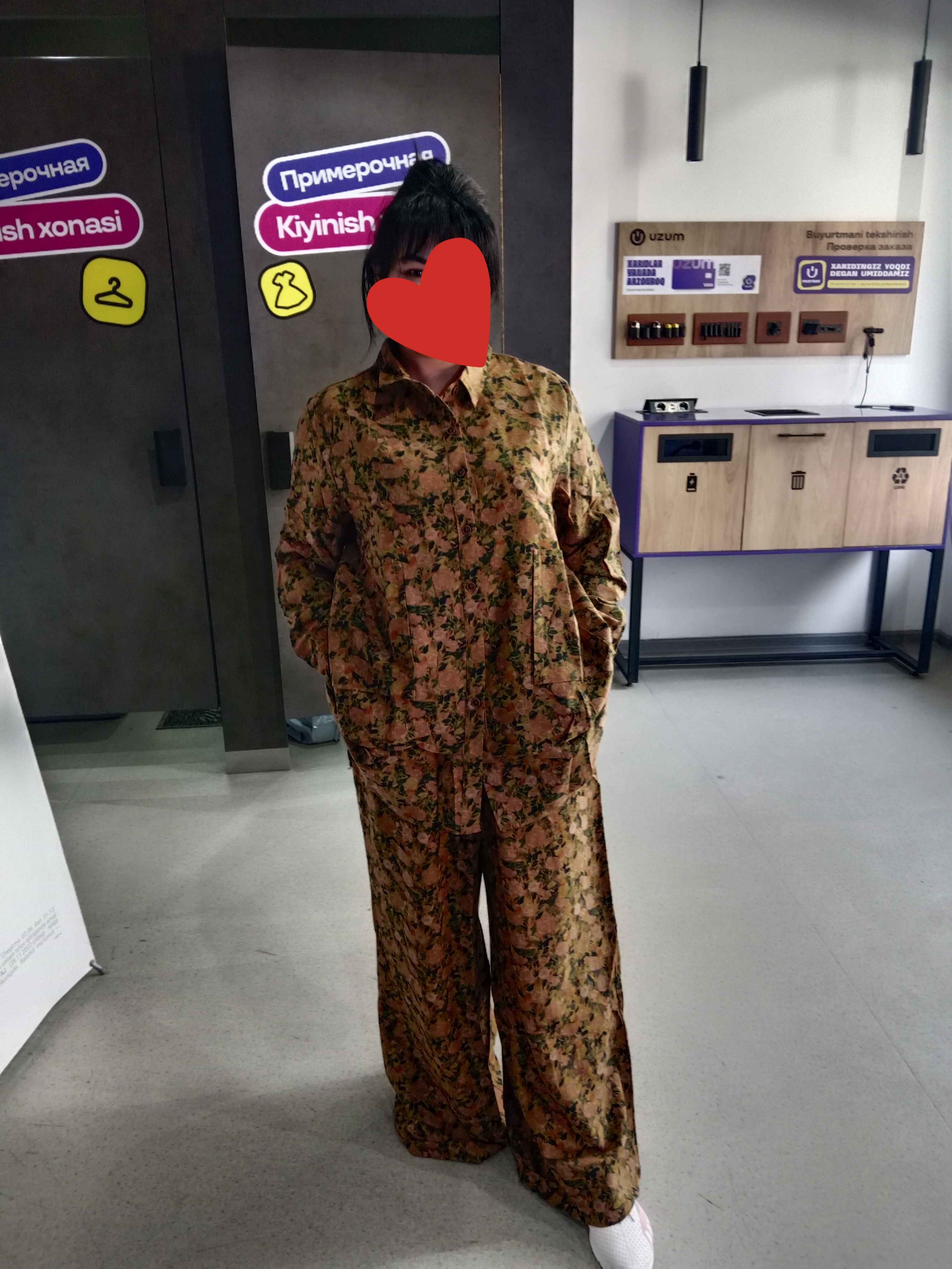 Ayollar dvoyka kostyumi oversize 2tasi1 da paxta tugmali ko‘ylak + keng palazo shim, 48–56