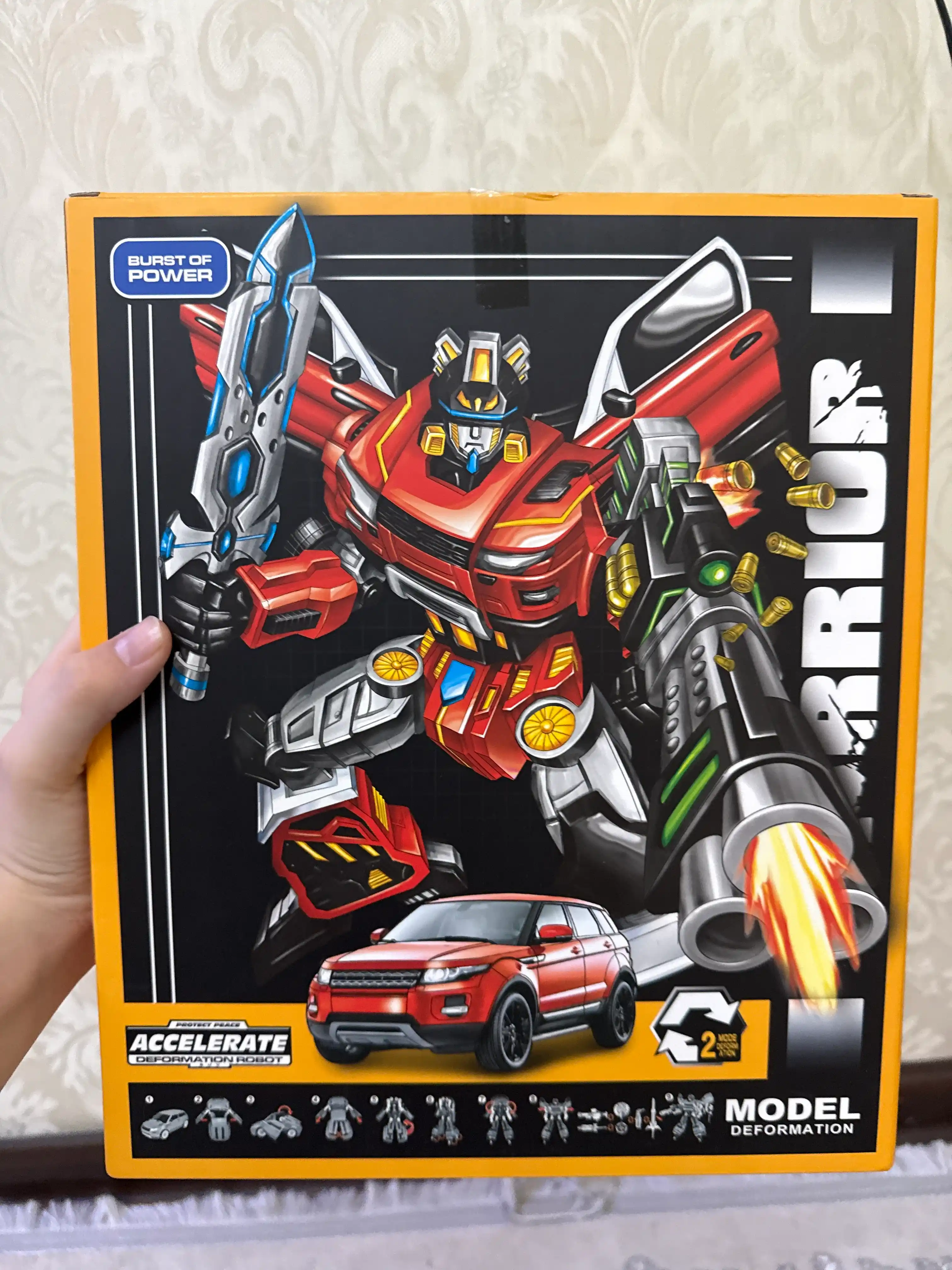 Bolalar o'yinchoqlari, transformer mashina robot, pultli mashina musiqali rivojlantiruvchi