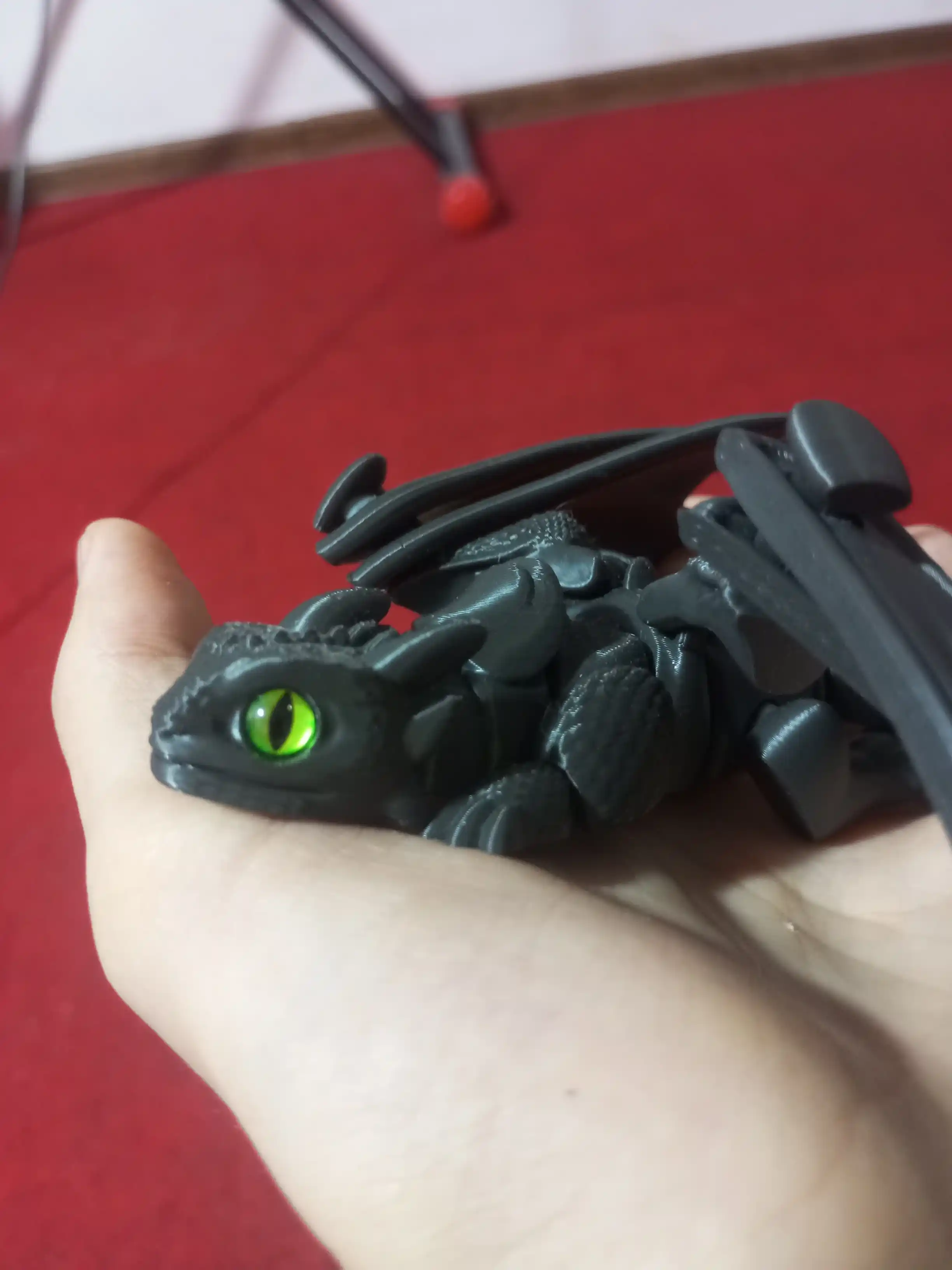 Беззубик подвижная игрушка, подвижный дракон и змея, ночная фурия