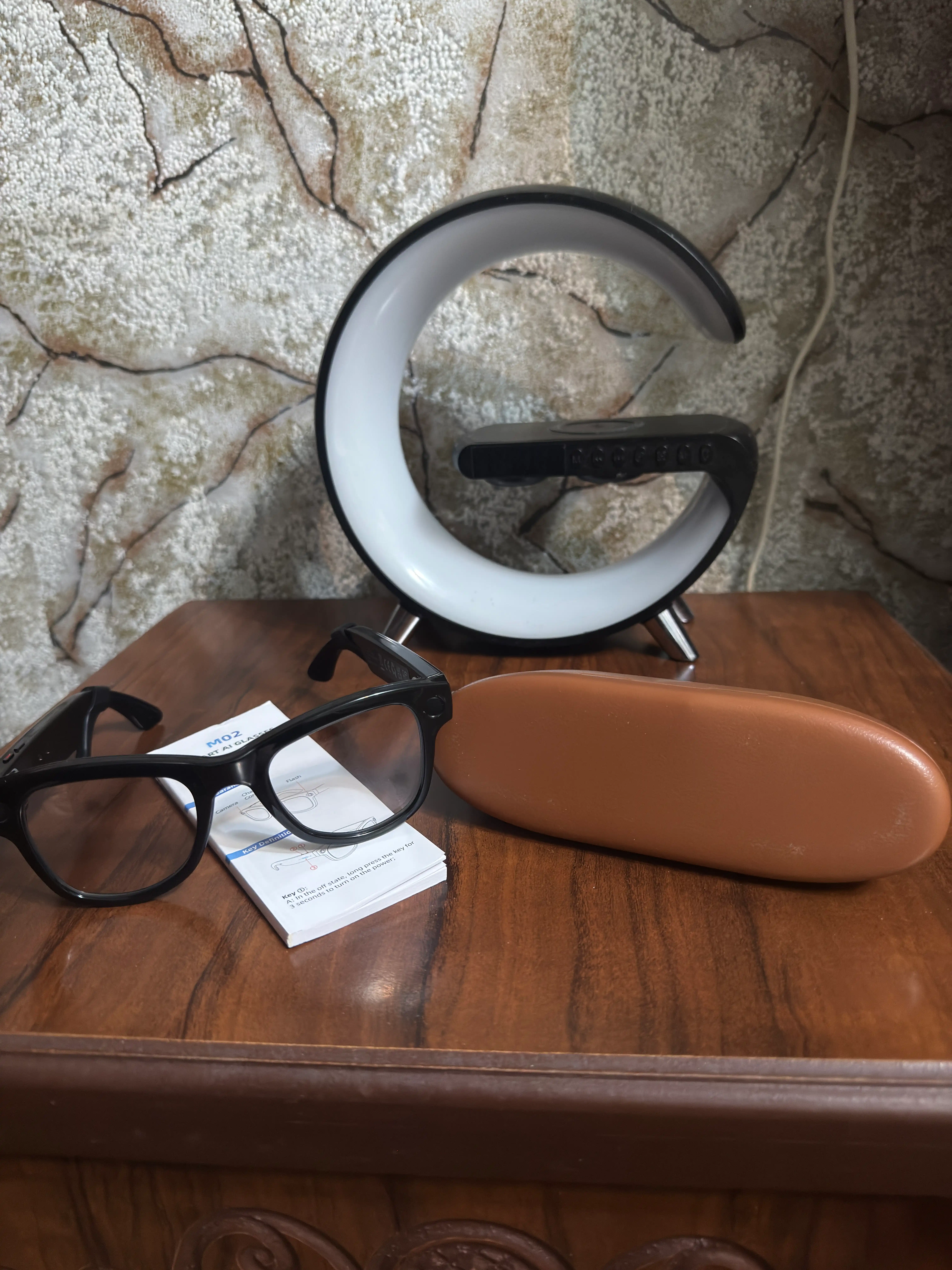 AI Vision Smart Glasses камера Anti-Shake + двойной микрофон