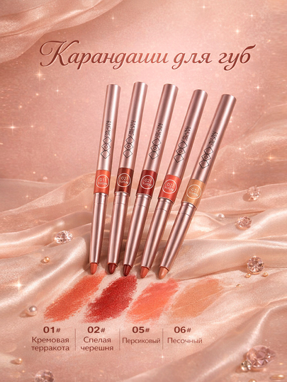 Помада карандаш для губ MAKING PRETTY стойкий матовый контур