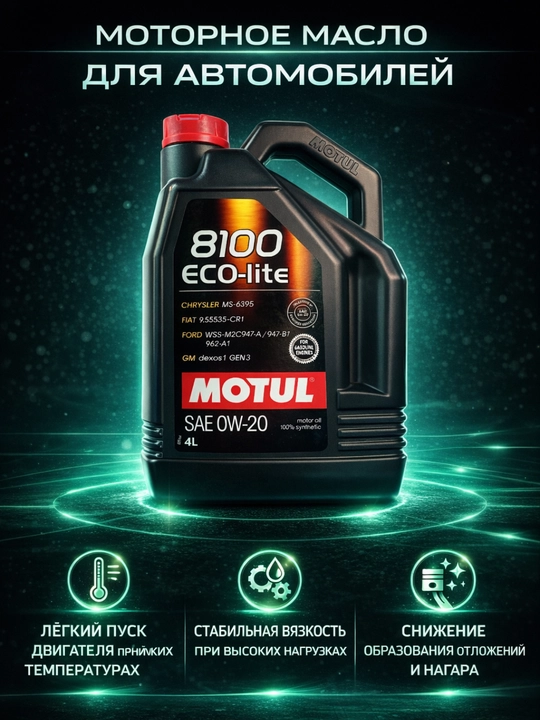 Avtomobil dvigatel moyi MOTUL - 